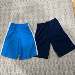Gap Kids Boys XL (12) Pull On Athletic Shorts Breathable Elastic - Lot Of 2